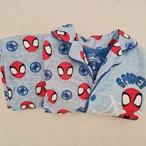 Spiderman 2 Pc Fleece Pajamas Youth Size 4T Marvel Spidey Amazing Friends